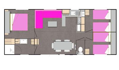 plan-mobil-home-espace-6-personnes-camping-secondigny-bonnes-vacances-sarl